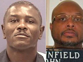 Death row inmate Marcus Wellons, left, is seen in an undated handout from the Georgia Department of Corrections. Death row inmate John Winfield, right, is seen in this picture taken on February 9, 2014 and provided by the Missouri Department of Corrections. (REUTERS/Georgia Department of Corrections/Handout  and REUTERS/Missouri Department of Corrections/Handout via Reuters)