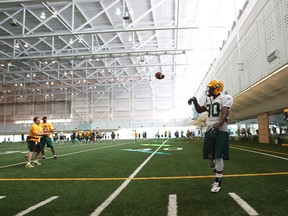 This morning they released training camp hopeful Jason Barnes, who one day earlier was running with the first-team offence, and replaced him with Mark Dell (pictured), whom the Edmonton Eskimos released on Sunday.