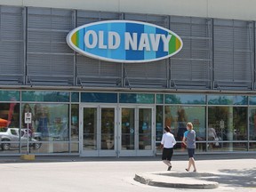 Customers enter the Old Navy store at St. Vital Centre on Wed., June 18, 2014. Police are looking for a man who used his cellphone to record a woman in a changing room at the store on Tuesday. Kevin King/Winnipeg Sun/QMI Agency
