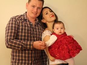 Alexander Sodiqov his wife is Musharraf Sodigova and their daughter. (Supplied photo)
