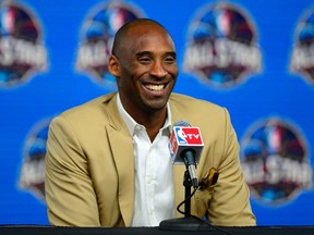 Lakers guard Kobe Bryant says he is 100% healthy and ready to play next season. (Bob Donnan/USA TODAY Sports/Files)