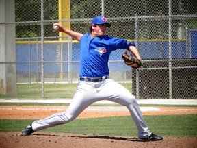 Pitcher Andrew Case, now a member of the Vancouver Canadians. (EDDIE MICHELS/Photo)