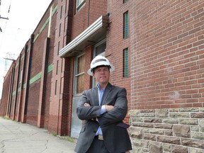 JOHN LAPPA/THE SUDBURY STAR
Greg Oldenburg, project director of The Brewer Lofts, has lofty plans for the old Northern Breweries building on Lorne Street.