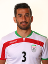 Iran's Ehsan Hajsafi is another man who has nothing but love for his country. During the regular season, Hajsafi plays for Sepahan in the Iranian Pro League, and during the World Cup, he's one of the team's brightest stars.(Courtesy FIFA)