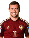 Russia's Aleksandr Kerzhakov is one of the oldest players on the team at 31, but that certainly hasn't hindered his soccer playing abilities or his good looks. (Courtesy FIFA)
