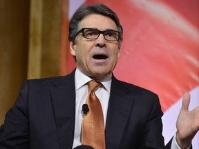 Texas Gov. Rick Perry makes remarks during a panel discussion on "Criminal Justice Reform" at the Conservative Political Action Conference (CPAC) in Oxon Hill, Md., March 7, 2014. (REUTERS/Mike Theiler)