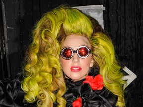 Lady Gaga arrives at Roseland Ballroom for the final performance at the venue in New York, New York, United States on April 8, 2014 (C.Smith/ WENN.com)
