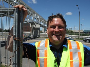 Ottawa Champions president David Gourlay says the timing of the new Coventry pedestrian and cycling bridge couldn't be better, as baseball is set to return to the capital just as the structure is scheduled to open in 2015. DOUG HEMPSTEAD/Ottawa Sun/QMI Agency