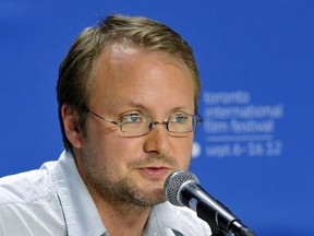 Director Rian Johnson speaks during the news conference for the film "Looper" at the 37th Toronto International Film Festival September 6, 2012. (REUTERS/Mike Cassese)