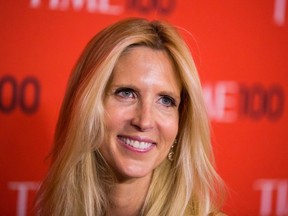 Journalist Ann Coulter arrives at the Time 100 gala celebrating the magazine's naming of the 100 most influential people in the world for the past year, in New York April 29, 2014. (REUTERS/Lucas Jackson)