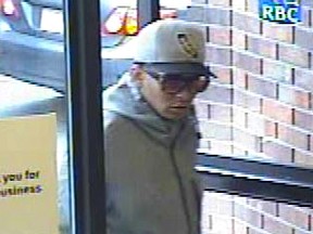 Investigators need help identifying this man, who has been dubbed the Mummy Bandit and is now allegedly responsible for 11 bank robberies in Toronto since the fall. (Photo courtesy Toronto Police)