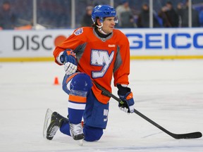John Tavares is one of several pro NHLers who wear CCM Tack skates. (Ed Mulholland-USA TODAY Sports)