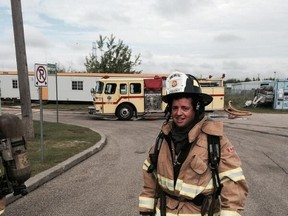 Ward 5 Coun. Michael Oshry tweeted about his experience being firefighter for the day with Edmonton Fire and Rescue Services. Photo Supplied