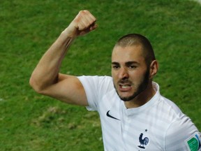 Karim Benzema is leading the way for France. (REUTERS)