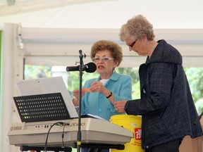 Seniors came out for some distinctly old-fashioned fun underneath the Whitecap Pavilion on Saturday, June 21 at the 12th Annual Swinging Seniors event.