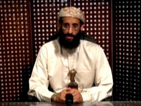 Anwar al-Awlaki, a U.S.-born cleric linked to al Qaeda's Yemen-based wing, gives a religious lecture in an unknown location in this still image taken from video released by Intelwire.com on September 30, 2011. (REUTERS/Intelwire.com/Handout/Files)