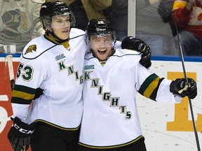 Max Domi and Bo Horvat . (QMI Agency file photo)