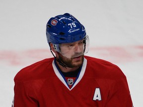 Andrei Markov during the warm-up of Game 5 of the Eastern Conference Finals between the New York Rangers and Montreal Canadiens at the Bell Centre Tuesday, May 27, 2014. (MARTIN CHEVALIER/QMI AGENCY)