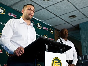 Mike Reilly says he's excited about the direction the Eskimos are headed this season. (Codie McLachlan, Edmonton Sun)