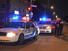 Police believe a 40-year-old man who was stabbed to death in Montreal on Monday night was the victim of a violent end to a love triangle. (PASCAL GIRARD/QMI Agency)