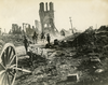 The destruction of Ypres with the shell of the Cloth Hall standing, 1917. (SUPPLIED)