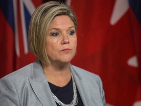 NDP leader Andrea Horwath holds her first press conference since the election at Queen's Park on Tuesday. (CRAIG ROBERTSON/Toronto Sun)