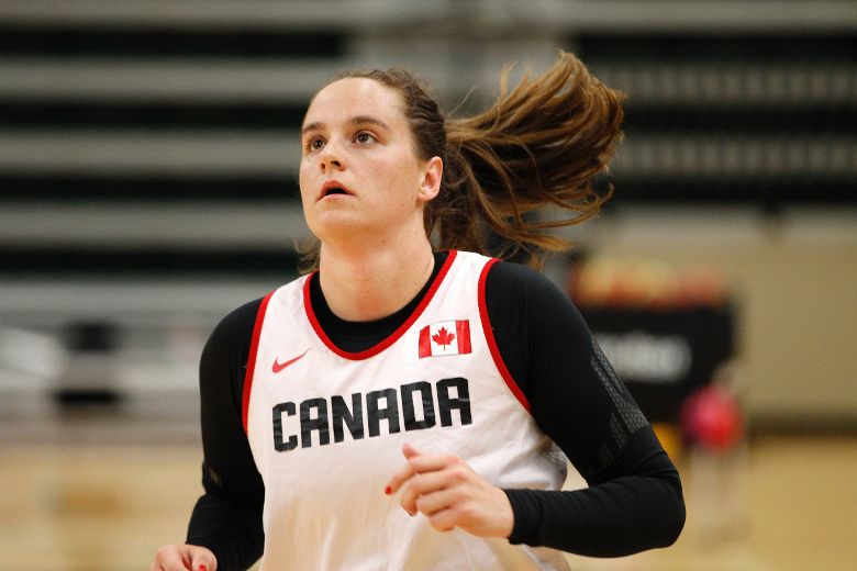 Former national team member Courtnay Pilypaitis keepin' tabs Edmonton Sun