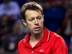 Daniel Nestor was the only Canadian doubles player to advance at Wimbledon on Wednesday. (Reuters file photo)