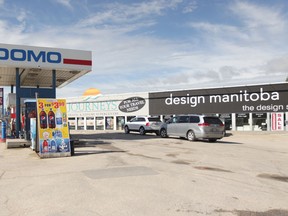 Police shot a man at this Domo gas station at Wardlaw Avenue and Donald Street on June 19. An arrest has been made in the case. (Chris Procaylo/Winnipeg Sun file photo)