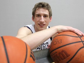Ben Miller, point guard for the Westgate Wings, was named the province's top high school male athlete of the year on Thursday. (Brian Donogh/Winnipeg Sun file photo)