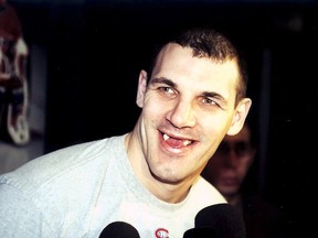 Former NHL forward Gino Odjick has been diagnosed with AL amyloidosis and may have weeks to live. (QMI Agency)