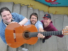 Allan J. Yzereef, Keenan Comartin and Matthew Gould, the Sudbury Guitar Trio, will perform at Theatre Cambrian's Songs of Summer Music Festival this weekend. Single day passes are $20, while festival passes are $50. To book passes, visit the Theatre Cambrian box office at 40 Eyre St., call 705-524-7317, or visit www.theatrecambrian.ca.
GINO DONATO/THE SUDBURY STAR
