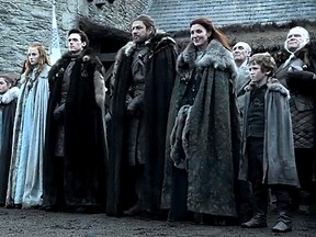 Game of Thrones' Stark family. (Courtesy HBO)