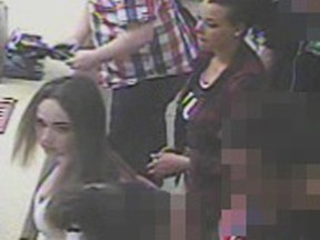 Ottawa police are seeking these two women after a fake explosive device was left in a downtown McDonalds on June 23. (Submitted image)