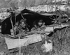 Two Patricia soldier in a slit trench in early February, 1951. (SUPPLIED)