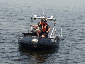 Police boat cruiser.

Danielle Bell/QMI Agency