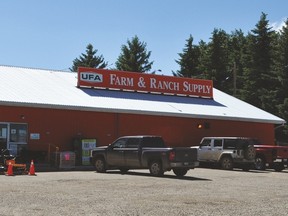 The UFA Farm and Ranch Supply farm. Stephen Tipper Vulcan Advocate