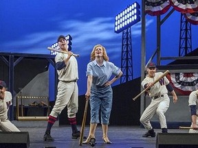 Mark Cassius plays Mr. Applegate and Kira Guloien plays Lola in Drayton Entertainment?s production of Damn Yankees opening Sunday and continuing until July 12 at Huron Country Playhouse. Darlene O?Rourke/special to QMI Agency