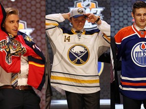 Aaron Ekblad (Florida Panthers), Sam Reinhart (Buffalo Sabres), and Leon Draisaitl (Edmonton Oilers) didn't surprise many when they were the top 3 selected in the 2014 NHL Draft. (REUTERS)
