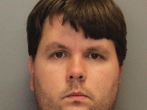 Justin Ross Harris, 33, of Marietta, Georgia is shown in this booking photo provided by the Cobb County Sheriff's office on June 25, 2014. REUTERS/Cobb County Sheriff's Office/Handout via Reuters