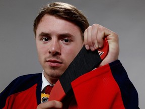 Roblin native and Brandon Wheat King Jayce Hawryluk was selected by the Florida Panthers in the NHL Draft on Saturday. (Jeff Zelevansky/AFP/Getty Images)