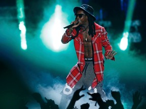 Lil Wayne performing at the BET Awards. 

REUTERS/Mario Anzuoni