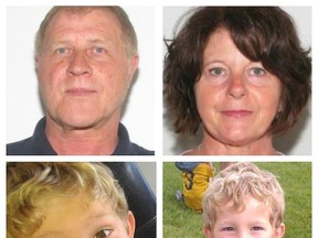 Police are searching for Alvin Cecil Liknes, Kathryn Faye Liknes and their grandson, five-year-old Nathan O'Brien.
Photos courtesy of Calgary Police