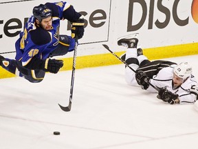 Maple Leafs president Brendan Shanahan is seeking players who display the same competitiveness and leadership he had in spades during his playing career. Newly acquired defenceman Roman Polak is one of the moves designed to revamp the Leafs’ blue line. (REUTERS)