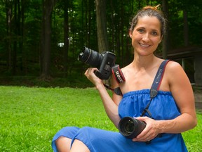Liana Louzon, of Komoka, is one of Canada?s top fitness photographers. (MIKE HENSEN, The London Free Press)
