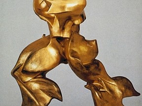 The bronze sculpture Unique Forms of Continuity in Space, created in 1913 by Italian sculptor Umberto Boccioni (1882-1916). (Supplied photo)