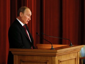 Russian President Vladimir Putin.  REUTERS/Maxim Zmeyev