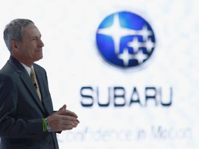 Tom Doll of Subaru of America, Inc. REUTERS/JOSHUA LOTT