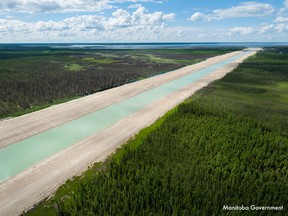 Lake St. Martin channel