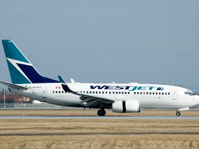 West Jet Boeing 747.

(Wikimedia Commons)